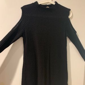 Black Off the shoulder sweater